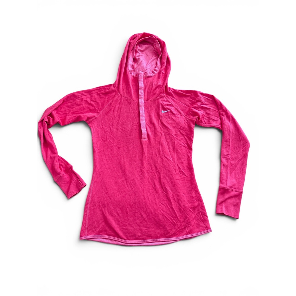 Nike Dri-Fit Hooded Long Sleeve Pullover Small Gorpcore Hiking‎ Running Athletic